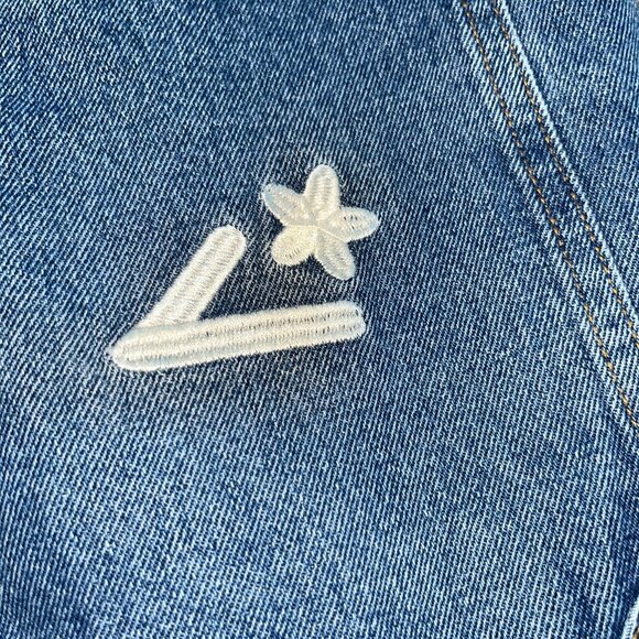 LIQUID LAGOON Y2K WIDE LEG DENIM JNCO STYLE  HEAVY BAGGY SKATER JEANS 30/32 - Picture 10 of 14